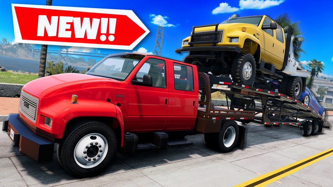 Checking Out This Incredible NEW Workhorse Truck Mod in BeamNG Drive!