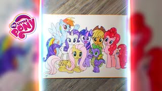Drawing My Little Pony with Alcohol Markers