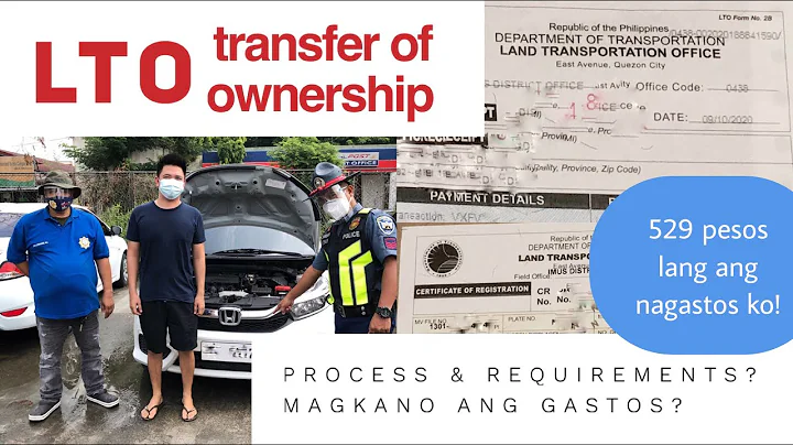 LTO TRANSFER/CHANGE OF OWNERSHIP Requirements, Process, Magkano Nagastos? Motor Vehicle Guide - DayDayNews