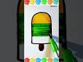 Satisfying colouring 💛💚💜#colormixingmagic #drawing #creativeartemoji #trending #satisfying #painting