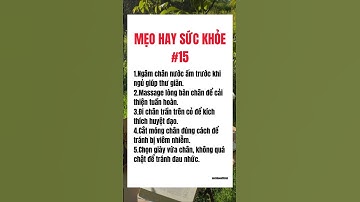 #15 MẸO HAY  SỨC KHỎE  #meohaychoban #mẹovặttrongcuộcsống #shortvideo