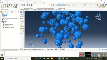 Create a model consist of  powder particles in ABAQUS (Part 1)