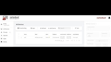 myViewBoard Device Management