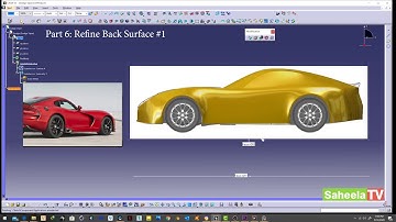 Car modeling Dodge Viper  by Catia IMA - Tutorial #5