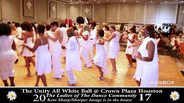 Can’t Get Enough Line Dance  @ the 2017 All White Unity Ball