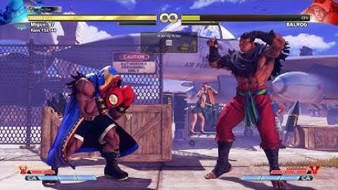 STREET FIGHTER V sagat combo reset !