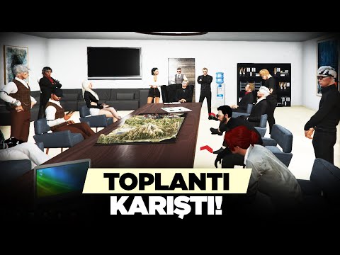 TOPLANTI FELAKET KARIŞTI ! GTA 5 ROLEPLAY