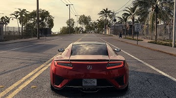 Need For Speed Heat Acura NSX test drive + customization options (NFS)
