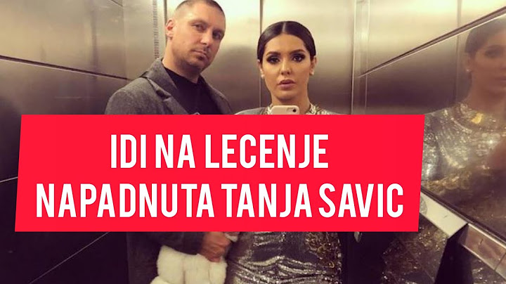 Napadnuta Tanja Savic! IDI BRE NA LECENJE ,POD HITNO! Evo sta se desilo