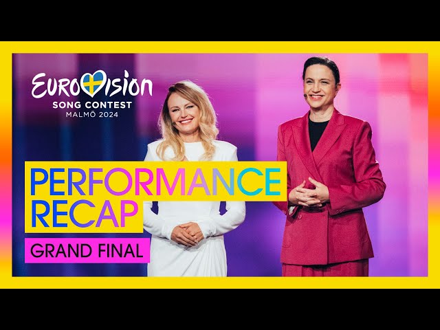 Grand Final Recap | Eurovision 2024 | #UnitedByMusic 🇸🇪 class=