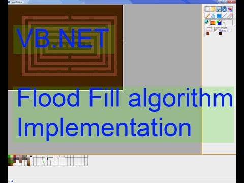 VB.Net Flood Fill Algorithm Visualization