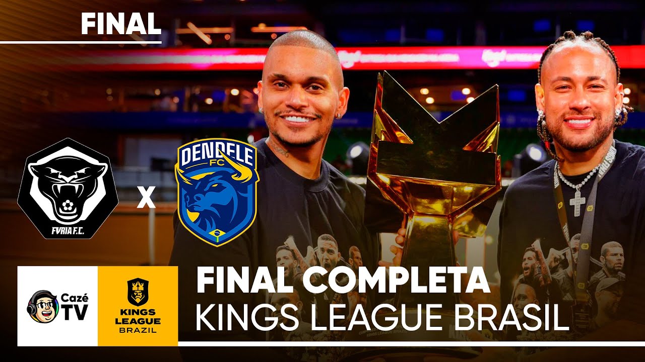 JOGO COMPLETO: FURIA X DENDELE FC | FINAL DA KINGS LEAGUE BRASIL - YouTube