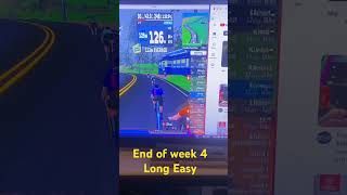 Week 4 Road To East Fortune, Deload Week Ends With A Long Easy Zwift Ride