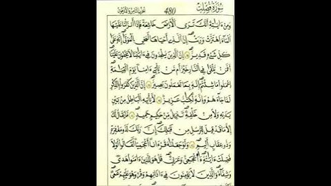 من الآية ٤٠إلي الآية ٤٢من سورة فصلت