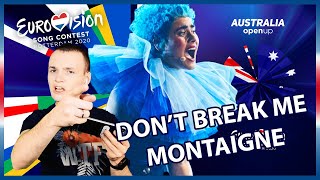 REACTION | &quot;Don&#39;t Break Me&quot; Montaigne - AUSTRALIA 🇦🇺 Eurovision 2020 | MAXE Eurovision