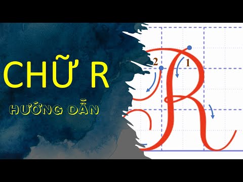 Video HƯỚNG DẪN VIẾT CHỮ HOA R - |KIẾN THỨC TIỂU HỌC| - youtube