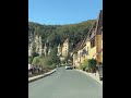 Driving along La Roque-Gageac Nov 2024