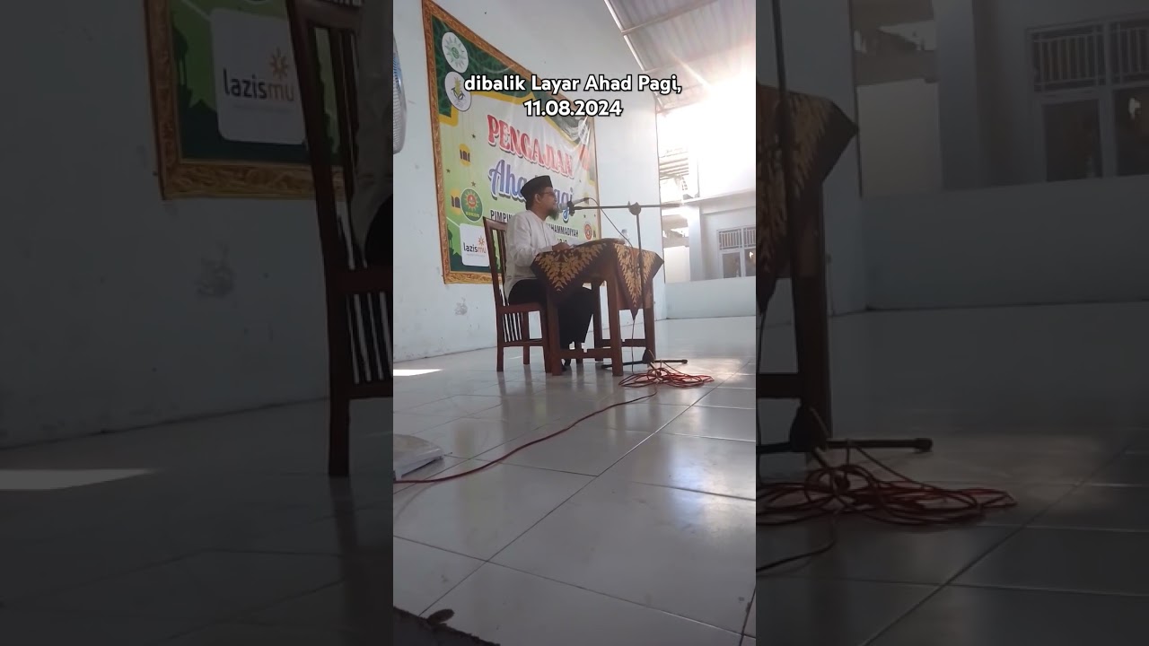 Dibalik Layar Ahad Pagi 11.08.2024 Bersama Ust. Hakim Zanky, Lc