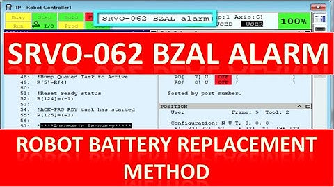 Industrial Robot battery Replacement | FANUC Robot Battery Replacement| TGC|  BLAL OR  BZAL ALARM