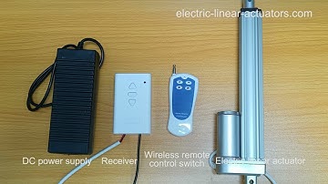 How To Use Remote Control Switch To Operate 12V Linear Actuator