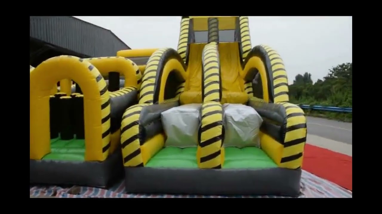 Inflatable U Obstacle Course