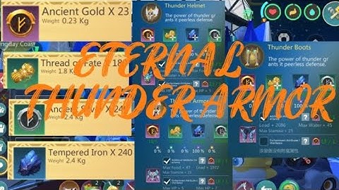 UTOPIA ORIGIN: ETERNAL THUNDER ARMOR #ryuusora7 #armor #eternal #utopiaorigin