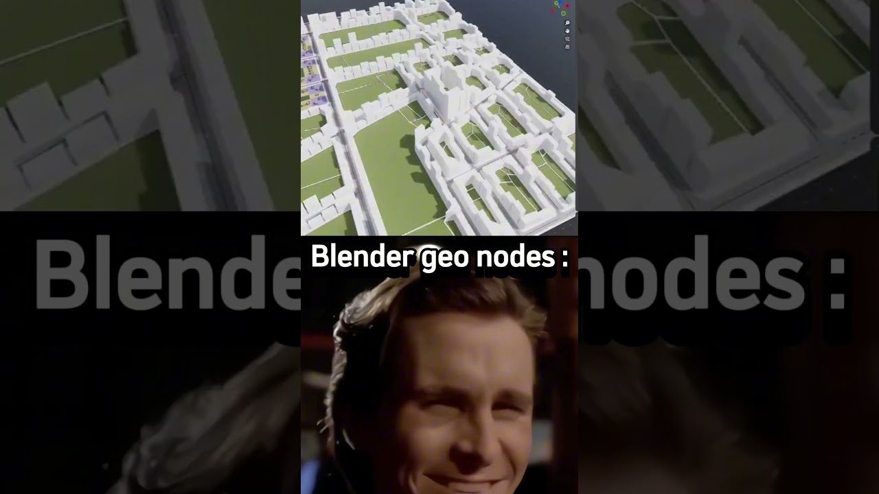 Create City With Geometry Nodes in Blender 🔥 by Hothifa Smair