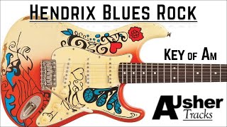 Hendrix Blues Rock In A Minor  Guitar Backing Track