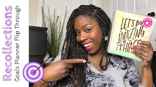 Recollections Goals Planner Flip Through