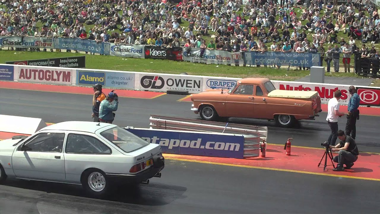 Ford Zephyr Ute and Ford Sierra at Classic Ford Show 2013
