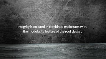 Outdoor Electrical Enclosures Extendable Roof System I Tekpan