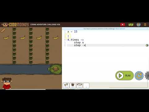 Code Monkey Adventure Challenges 35-37