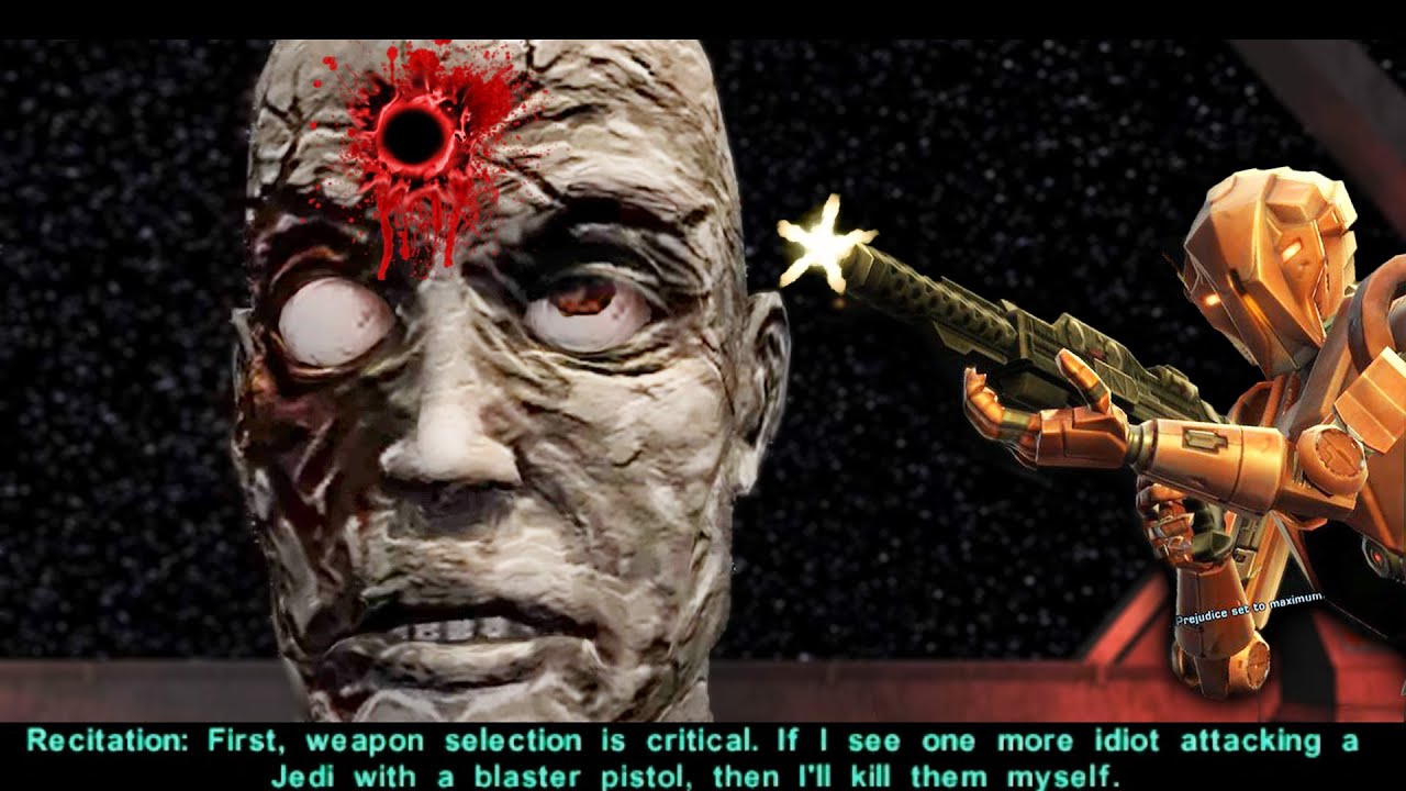РЕДКОЕ РАННЕЕ РАСКРЫТИЕ HK-47 способа убить Дарта Сиона в Knights of the Old Republic 2