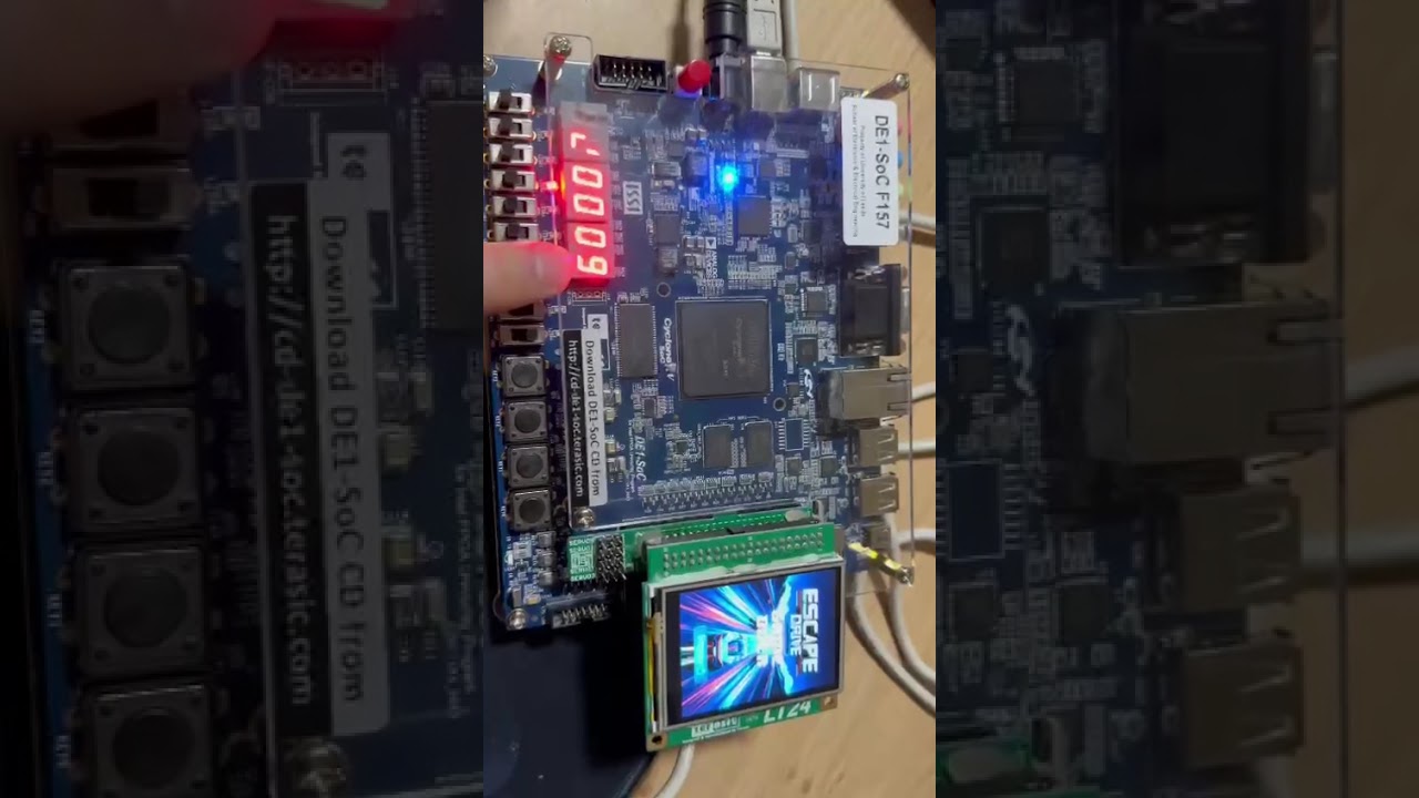 Car Gaming and Collision Detection App : Embeded System and FPGA Course