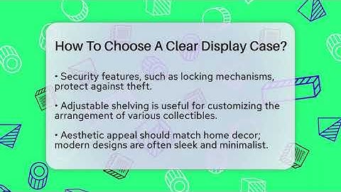 How To Choose A Clear Display Case? - The Memorabilia Zone
