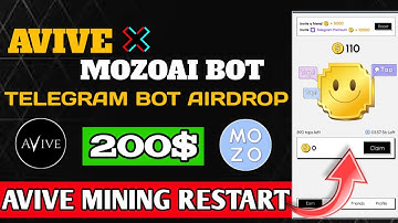 Mozo AI Mining App Guide | Avive Mining App Airdrop Restart | Avive World Second $MOZO Airdrop