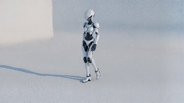 Alien sentinel made in Blender 3d