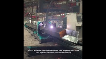 8 Axis Pipe and Tube CNC Plasma Cutting Machine