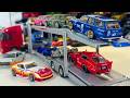 Car Transporter Loaded with Mini GT & Kaido House Cars 🚗🚗