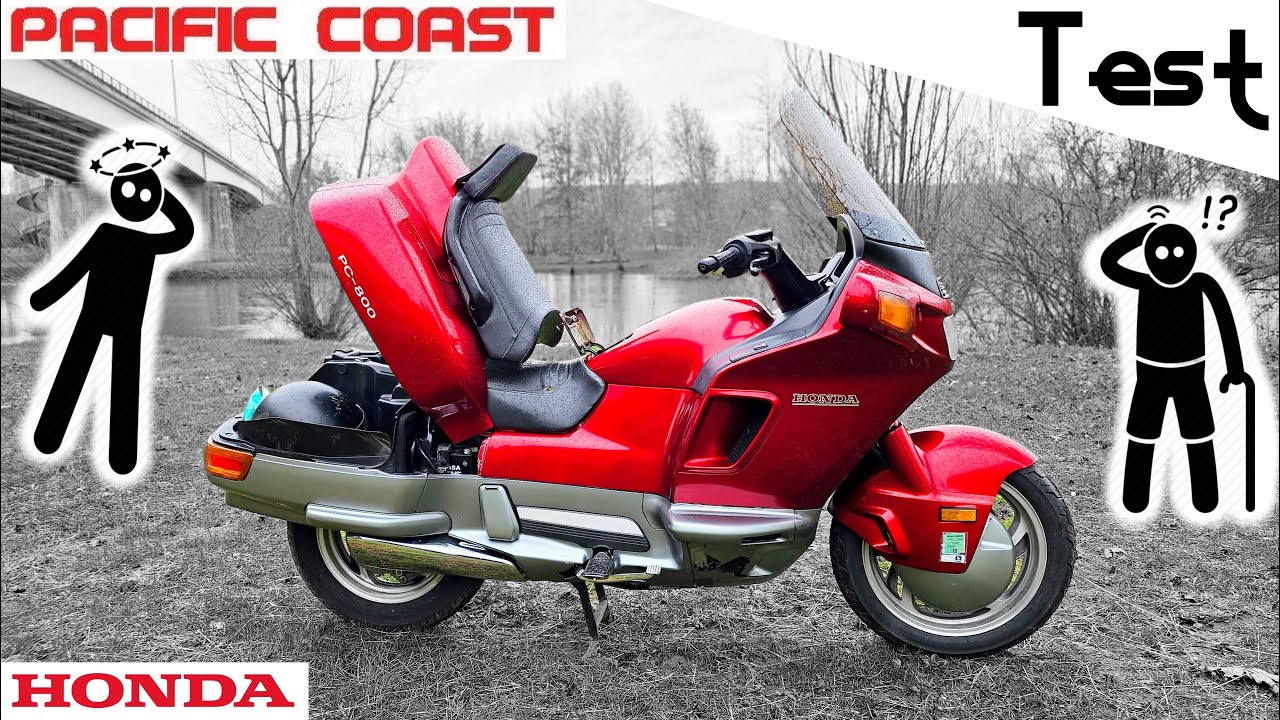 Test MOTOMOBILE la fusion entre moto et automobile    Honda PC 800 Pacific Coast de 1990