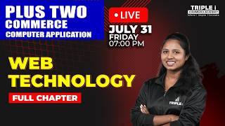 Plus Two Computer Application | Web Technology - Part 2 | Chapter 4 | Triple i