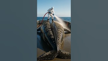 Whale Rescue Mission 🐋 | Removing Barnacles & Saving a Giant Whale | Realistic Ocean Cleaning