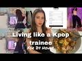 I lived like a K-pop trainee for a day