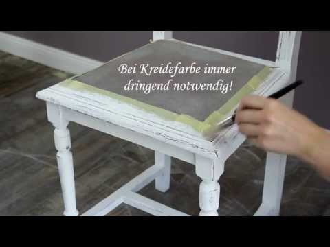 Stoffe mit kreidefarbe anmalen?