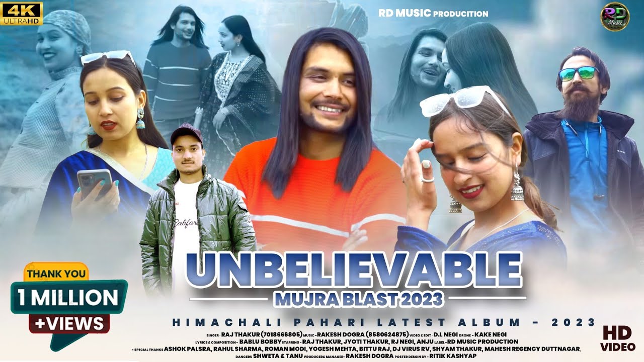 Unbelievable Mujra Blast 2023  New Pahari Video Song  Raj Thakur  Rd Music Production