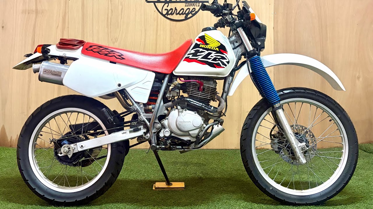 HONDA XLR125R 実働 書類付き 始動の容易なセルフスターターを装備した本格的なランドスポーツバイク