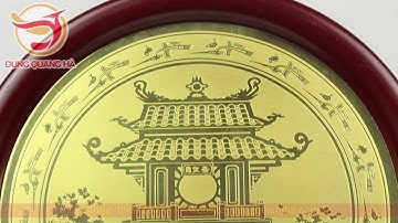 Quà Lưu Niệm Hà Nội - Mặt Khuê Văn Các Đẹp, Ý Nghĩa - Đồ đồng Dung Quang Hà