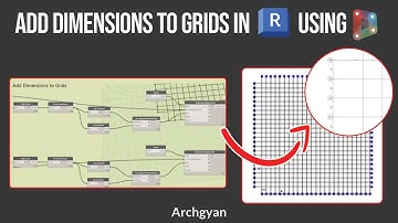 Add Dimensions to Grids in Revit using Dynamo | Parametric Script | Revit Automation | Archgyan