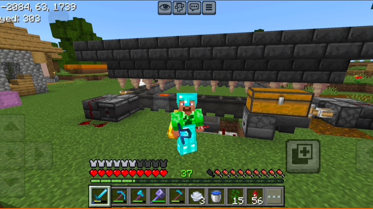 Making Lava farm in Minecraft Survival series day 11 | Davil_Gamerz | 