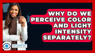 Why Do We Perceive Color And Light Intensity Separately? - Optometry Knowledge Base